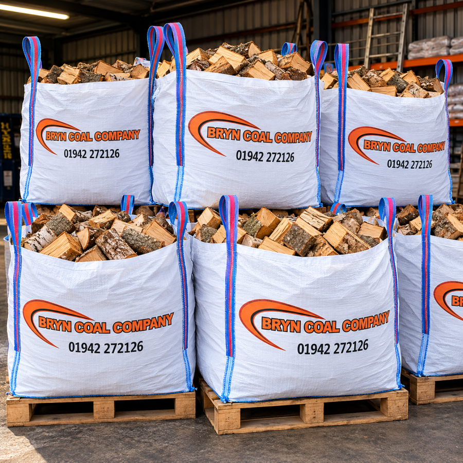 Kiln Dried Hardwood Logs Bulk Bag